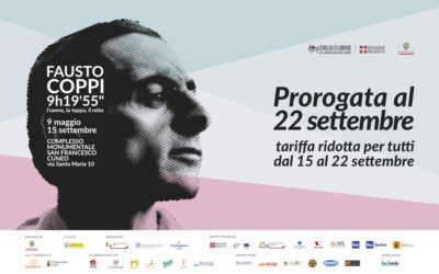 FAUSTO COPPI – 9h19’55” – l’uomo, la tappa, il mito: prorogata al 22.09